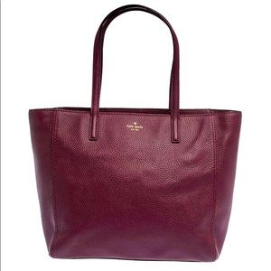 Kate Spade Leather Street Violeta Shopper Tote